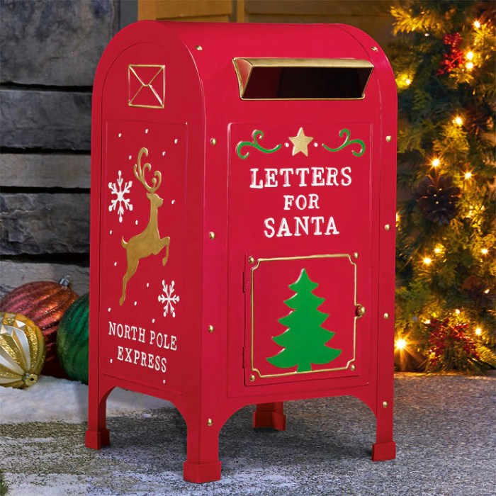 Diy santa letterbox