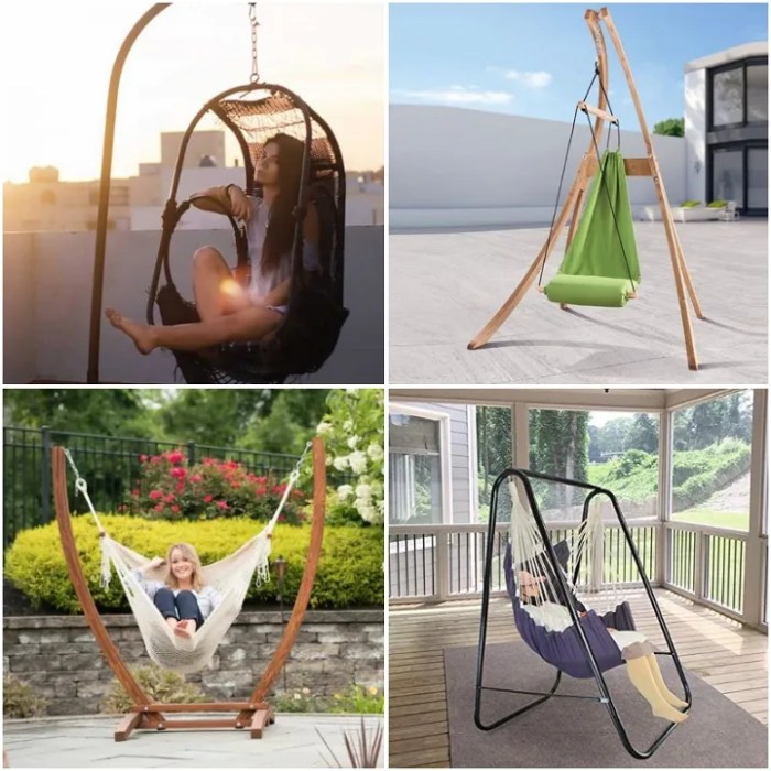 Hammock chair stand diy