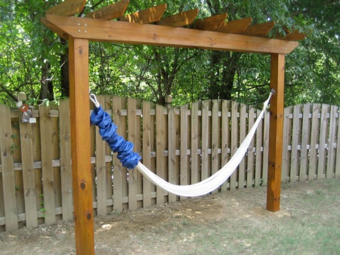 Hammock chair stand diy