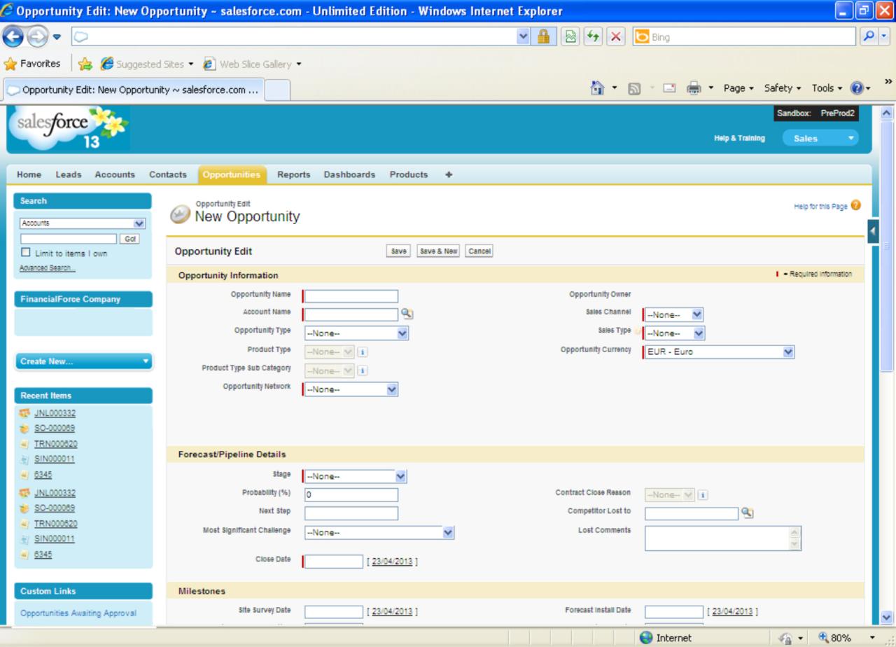 Crm salesforce