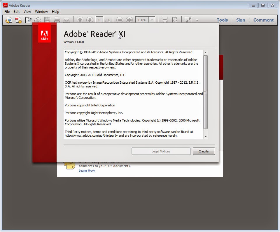 Adobe reader xi