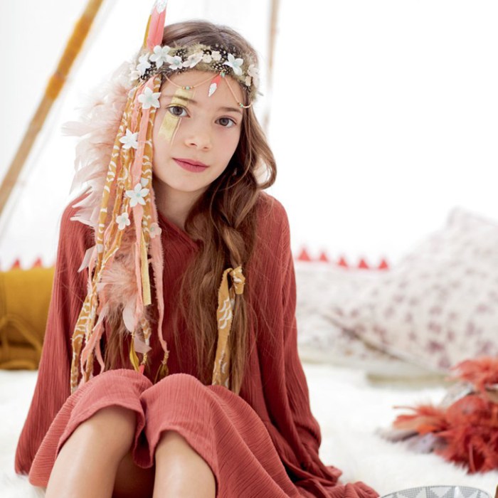 Diy red indian costume