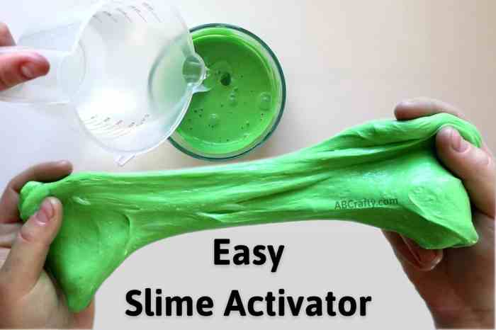 Diy slime activator